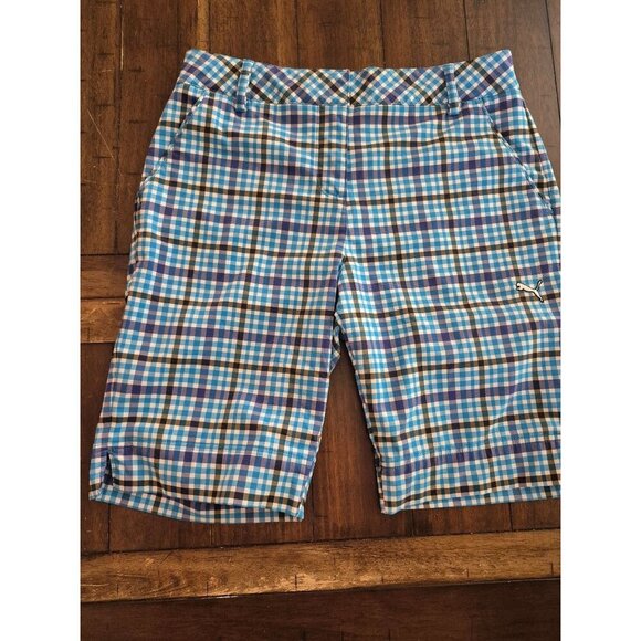 Puma Plaid Golf Shorts Bundle Size 6 - Picture 8 of 9